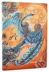 Paperblanks - týždenný diár Skybird 2026 (flexi, midi, horizontálny, elastické zatváranie)