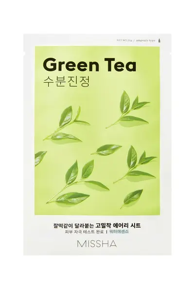 Missha Airy Fit Sheet Mask Green Tea 19 g / 1 sheet