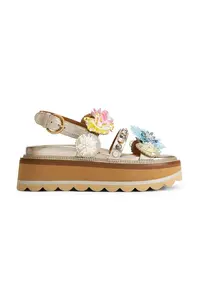 Kurt Geiger London sandály na platformě dámské kožené Octavia Sling Flatform