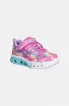 Skechers FLUTTER HEART LIGHTS GROOVY SWIRL sneakers boty dětské