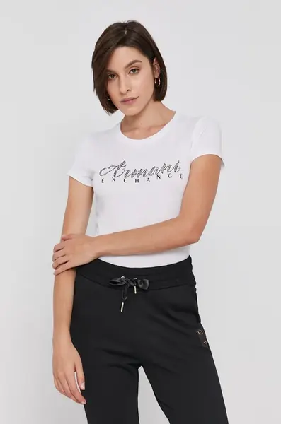 Bavlněné tričko Armani Exchange