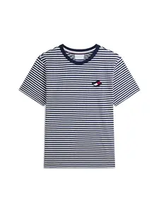 TOMMY HILFIGER Tričko  námornícka modrá / biela