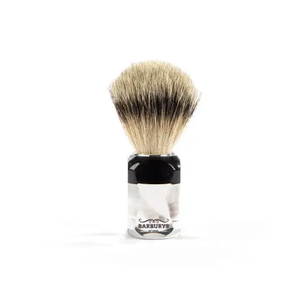 Štětka na holení Sibel Barburys Light Crystal - čirá (0002316) + dárek zdarma