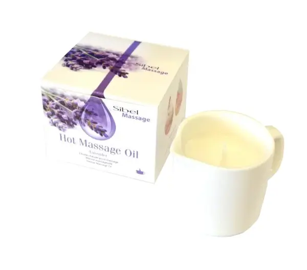 Horký masážní olej Sibel Massage - levandule 80 g (7410705) + dárek zdarma