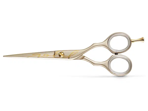 Kadeřnické nůžky Kiepe Luxury Premium Gold - 6" - zlaté (2451/6) + dárek zdarma