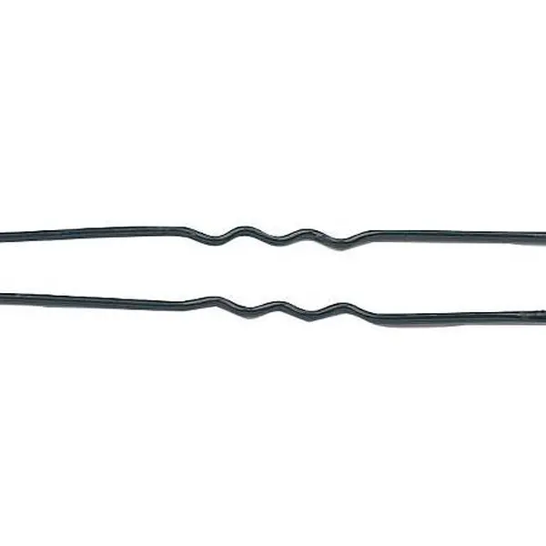 Vlnitá vlásenka Sibel - 7 cm, černá - 500 g (947050002) + dárek zdarma