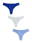 Next Tangá  modrá denim / tmavomodrá / biela