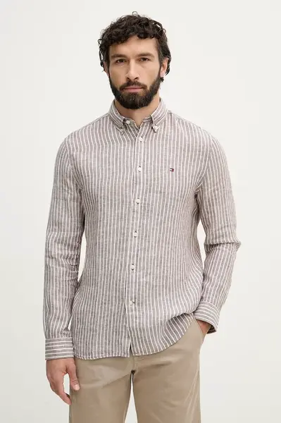 Tommy Hilfiger košile pánská lněná