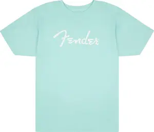 Fender Spaghetti Logo T-Shirt Daphne Blue - M