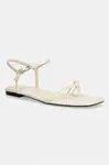 Calvin Klein sandály dámské SQUARE FLAT SANDAL STRAP LTH