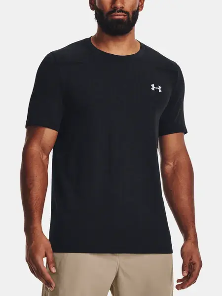 Under Armour Tričko UA Seamless Grid SS-BLK - Pánské