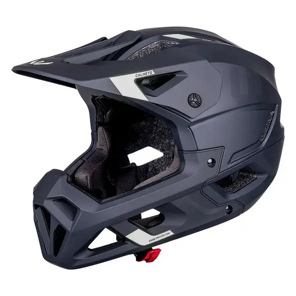 Downhill přilba W-TEC Calheto Black Silver L (57-62)