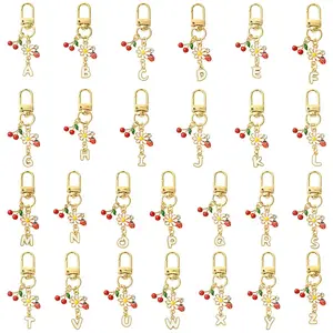 26Pcs Alloy Enamel Pendant Decorations