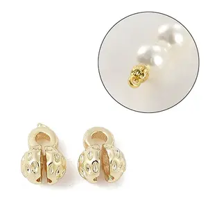 Flower Brass Bead Tips