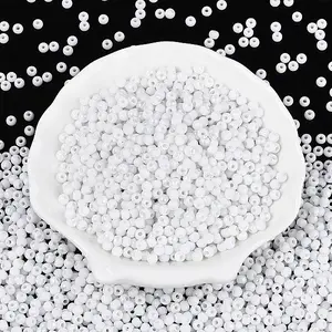 6/0 Half Plated Glass Beads