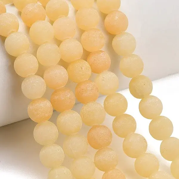 Natural Yellow Calcite Beads Strands