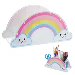 Rainbow Acrylic Pen Holder
