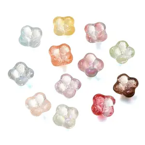 Electroplate Transparent Glass Beads