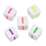 Opaque Acrylic Enamel European Beads