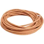 5M Round Braided Cowhide Letter Cord
