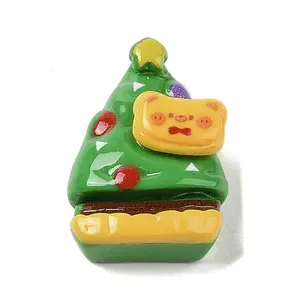 Christmas Bear Theme Opaque Resin Decoden Cabochons