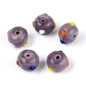 Handmade Lampwork Bumpy Beads