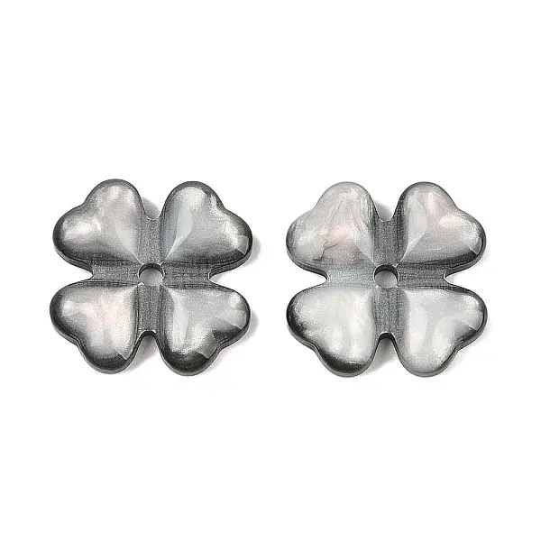 Opaque Resin Shamrock Decoden Cabochons