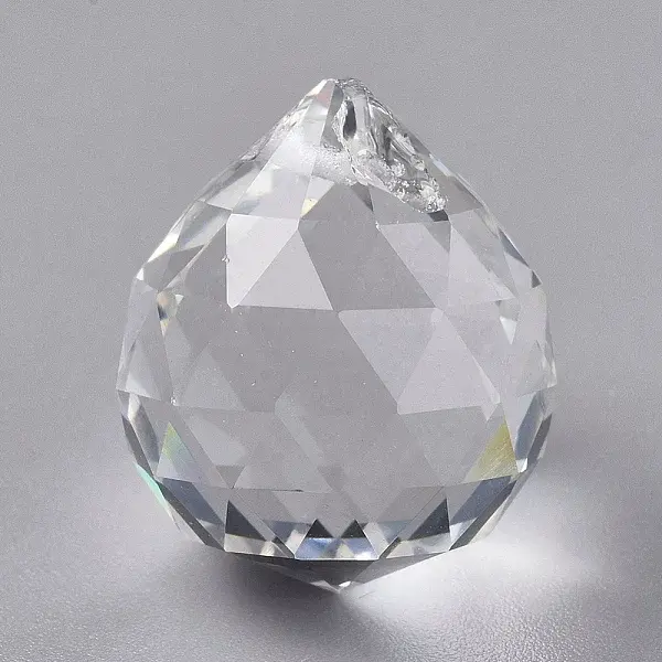 Transparent K9 Glass Pendants