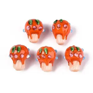 Handmade Lampwork Bumpy Beads