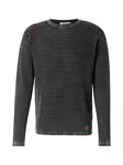 Key Largo Sveter 'MANUEL'  sivá / antracitová