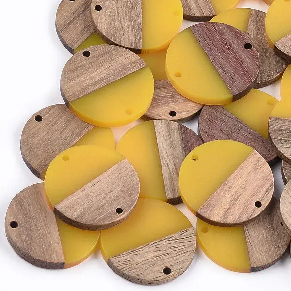 Resin & Walnut Wood Links connectors