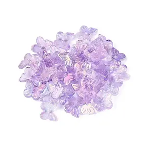 Electroplate Transparent Glass Beads