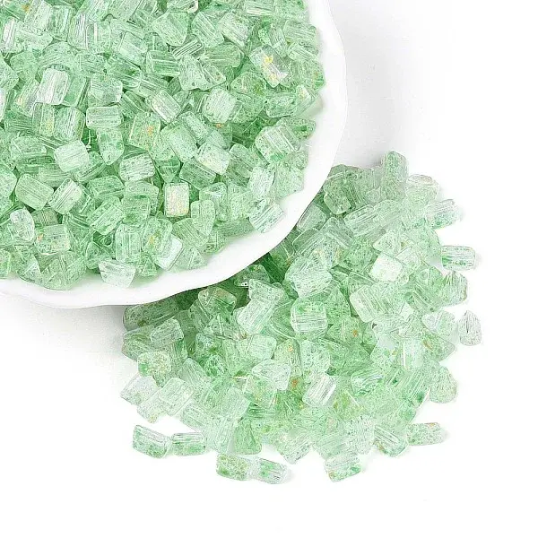 Transparent Spray Painted Glass Seed Beads