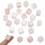 20Pcs Natural Rose Quartz Gemstone European Beads