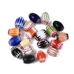 Handmade Millefiori Glass Barrel Beads