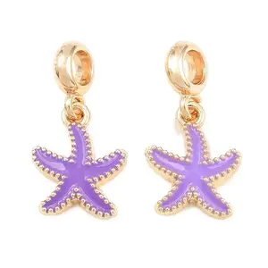Alloy Enamel European Dangle Charms