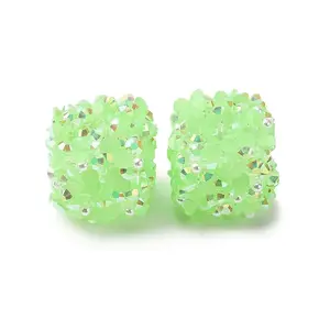 Resin Rhinestone Beads
