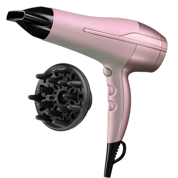 Fén na vlasy Remington Coconut Smooth - 2200 W, růžový (D5901) + dárek zdarma