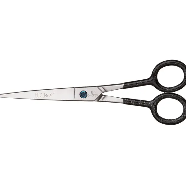Kadeřnické nůžky s plastovou rukojetí a mikroozubením Eurostil Professional Initiation Scissors 6,5" (04359) + dárek zdarma