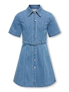ONLY GIRLS Šaty 'KOGNoa'  modrá denim