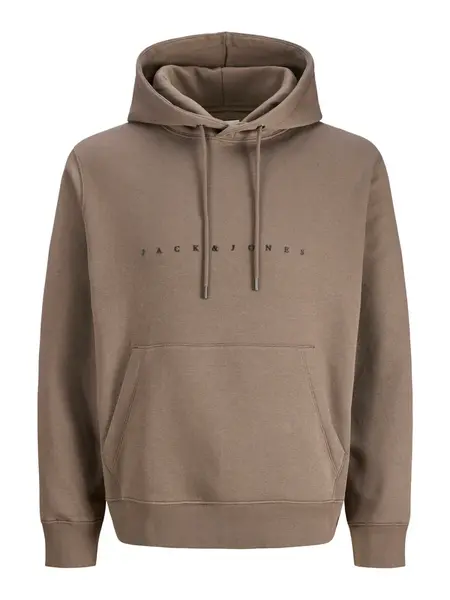 Jack & Jones Plus Sveter 'JJEStar'  mokka