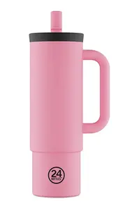 24bottles Termohrnek 24bottles Straw 800ml Flamingo
