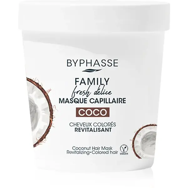 BYPHASSE Coco ošetřující maska pro barvené vlasy 250 ml