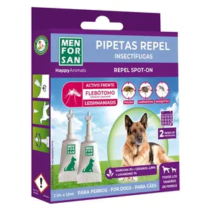 MENFORSAN Antiparazitné pipety proti blchám a kliešťom pre psov 2x1,5 ml