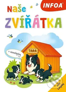 Naše zvířátka - sešit s pejsky (+ samolepky)