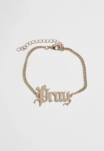 Pray bracelet - gold colors