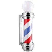 Světelný poutač pro holičství Eurostil Professional 04744 - 85 cm, stříbrný + dárek zdarma