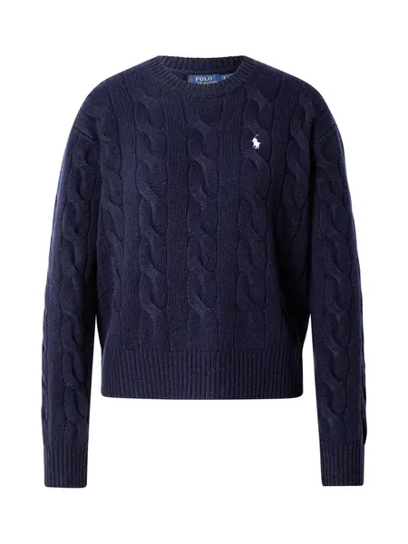 Polo Ralph Lauren Sveter  námornícka modrá / biela