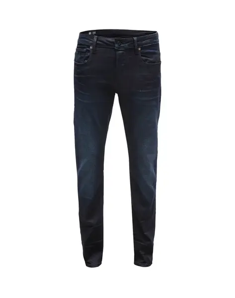 G-STAR Džínsy '3301 Slim Jeans'  tmavomodrá
