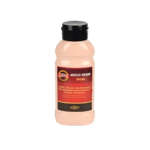 Akrylová farba 500 ml, ružová